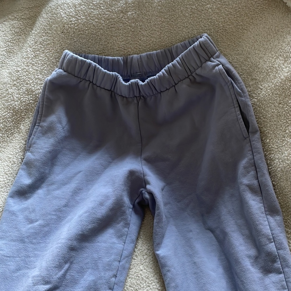 Brandy Melville Light Blue Rosa Sweatpants